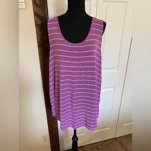 Old Navy purple striped Lux tank top - XL